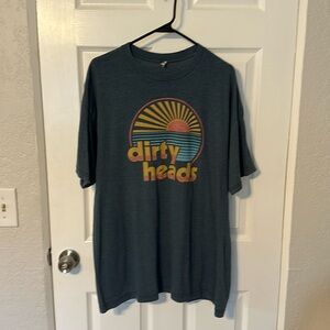 Vintage Style Dirty Heads Band Tee. XXL